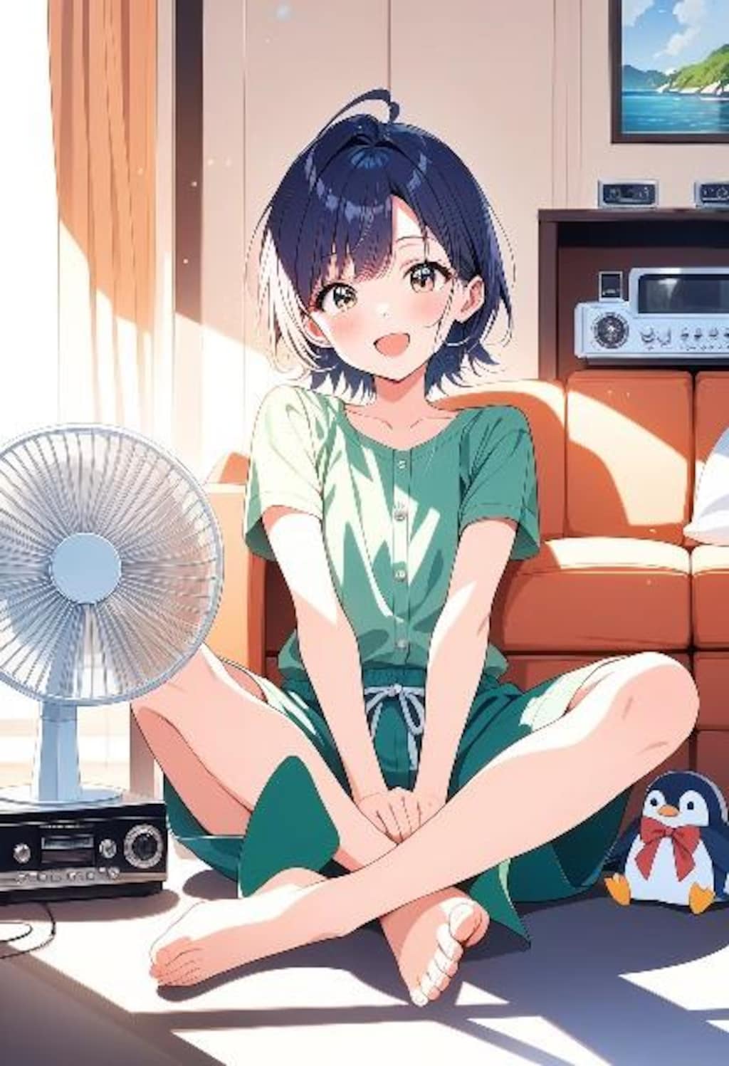 緑髪娘ほか　リラックス