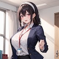 黒髪巨乳さん_01_OL 2枚目