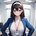 黒髪巨乳さん_01_OL 10枚目