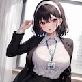 黒髪巨乳さん_01_OL 11枚目