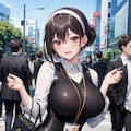 黒髪巨乳さん_01_OL 6枚目