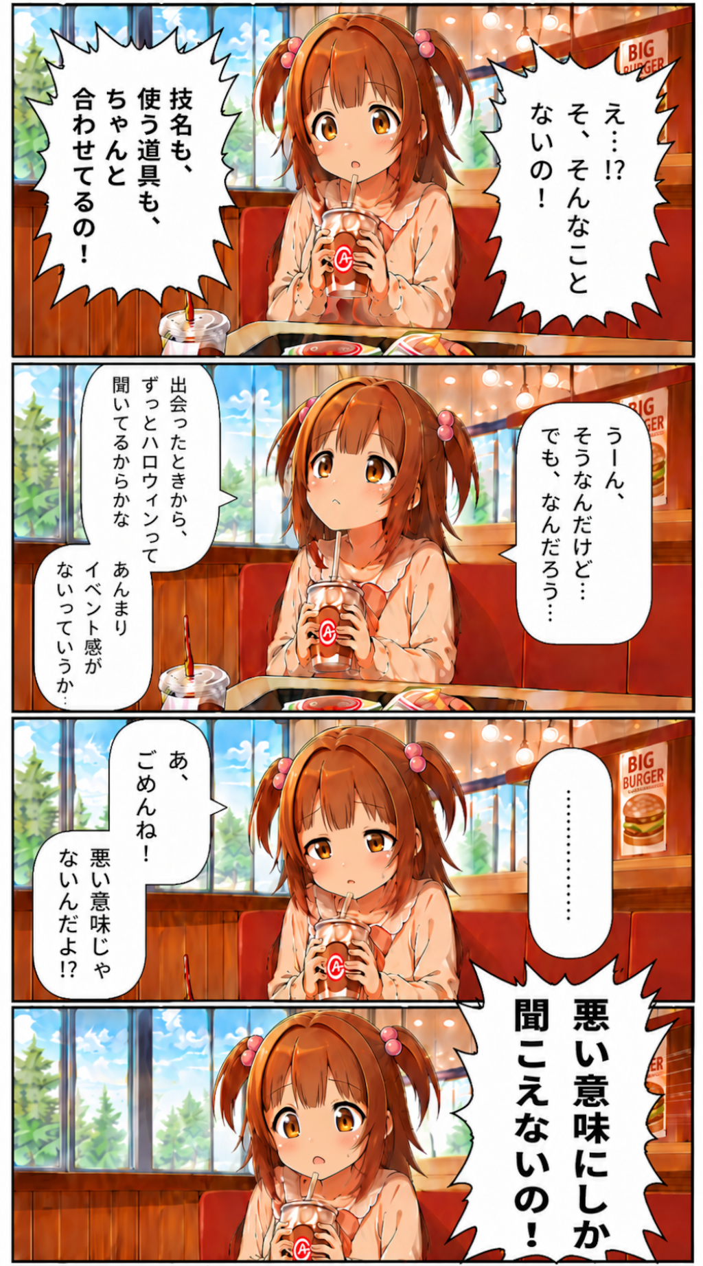 ハロウィン感4コマ　反論編