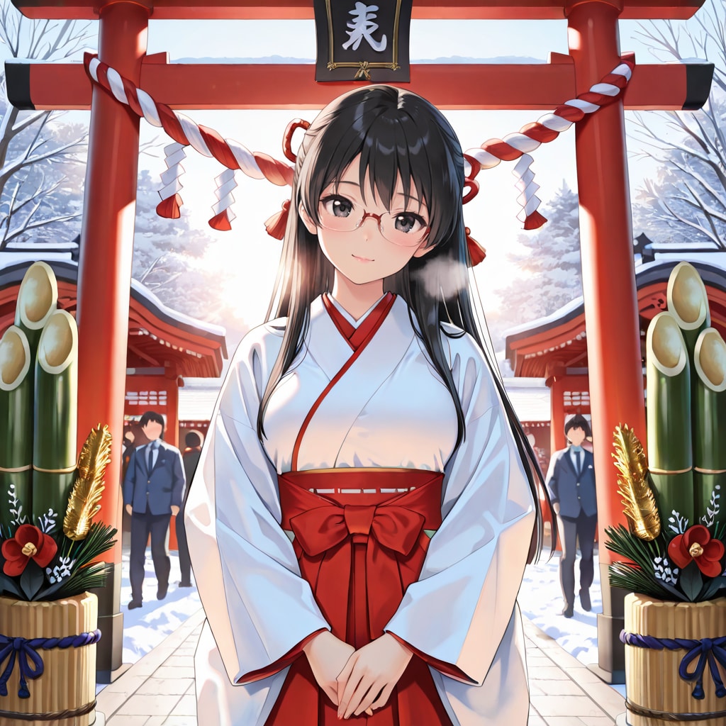 詩織ちゃん、巫女バイト