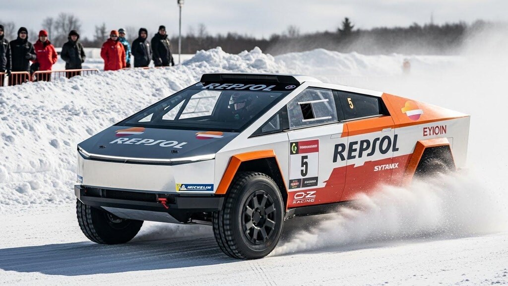 レプソルテスラサイバートラックラリーカー