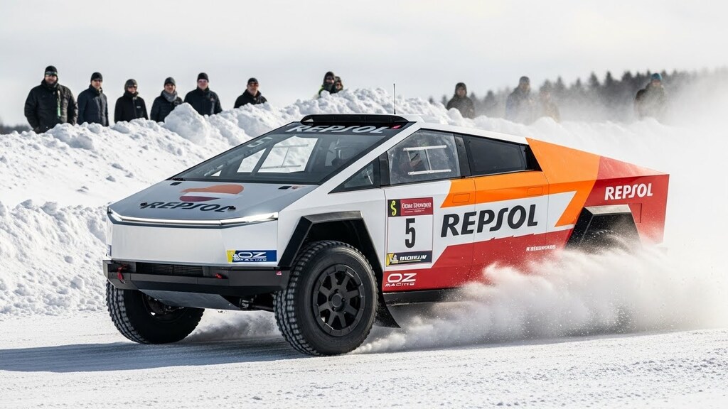 レプソルテスラサイバートラックラリーカー