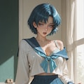 Ｒ没作品（セーラーマー〇ュリー） 5枚目