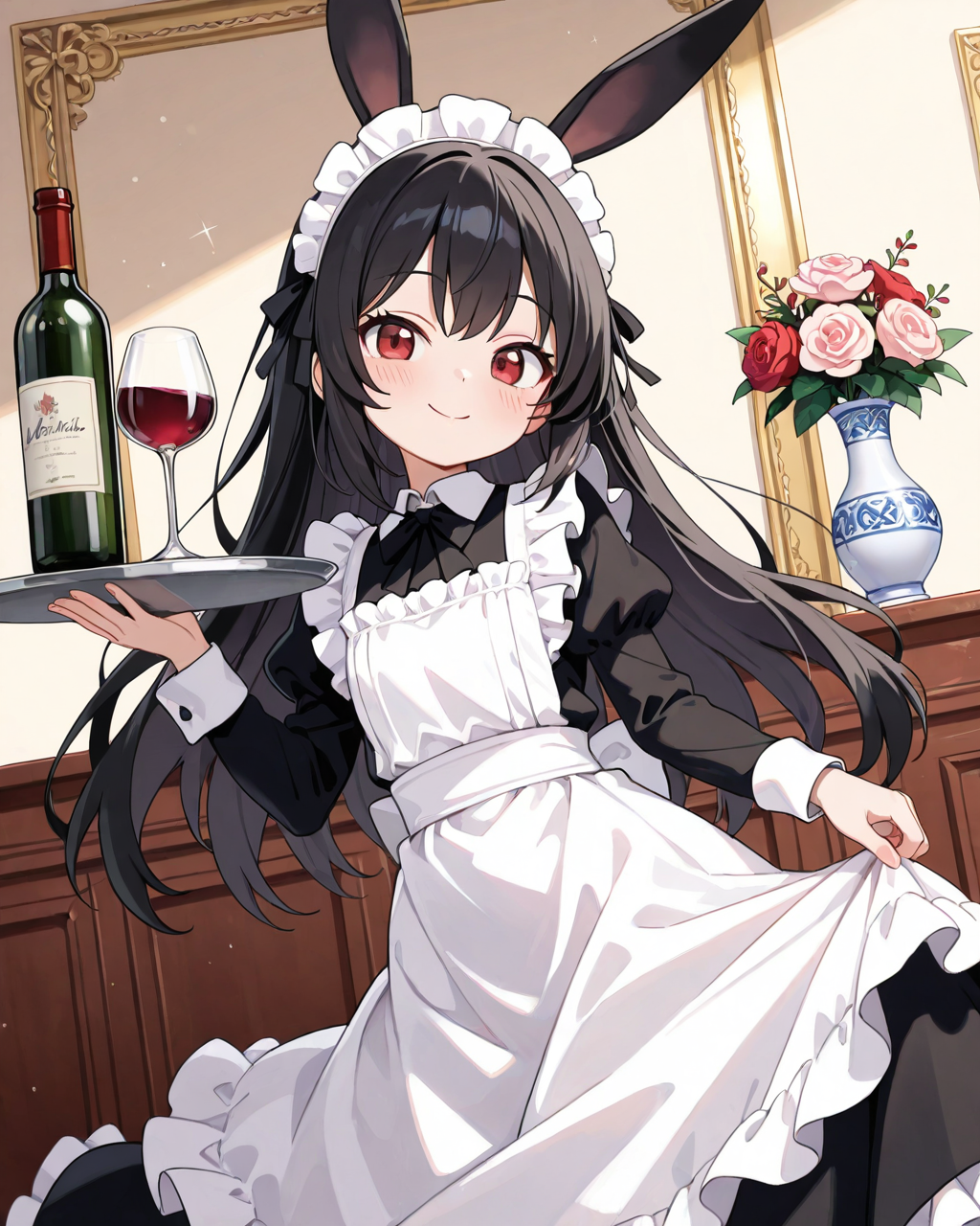 メイドになってみましたわ♡ | の人気AIイラスト・グラビア