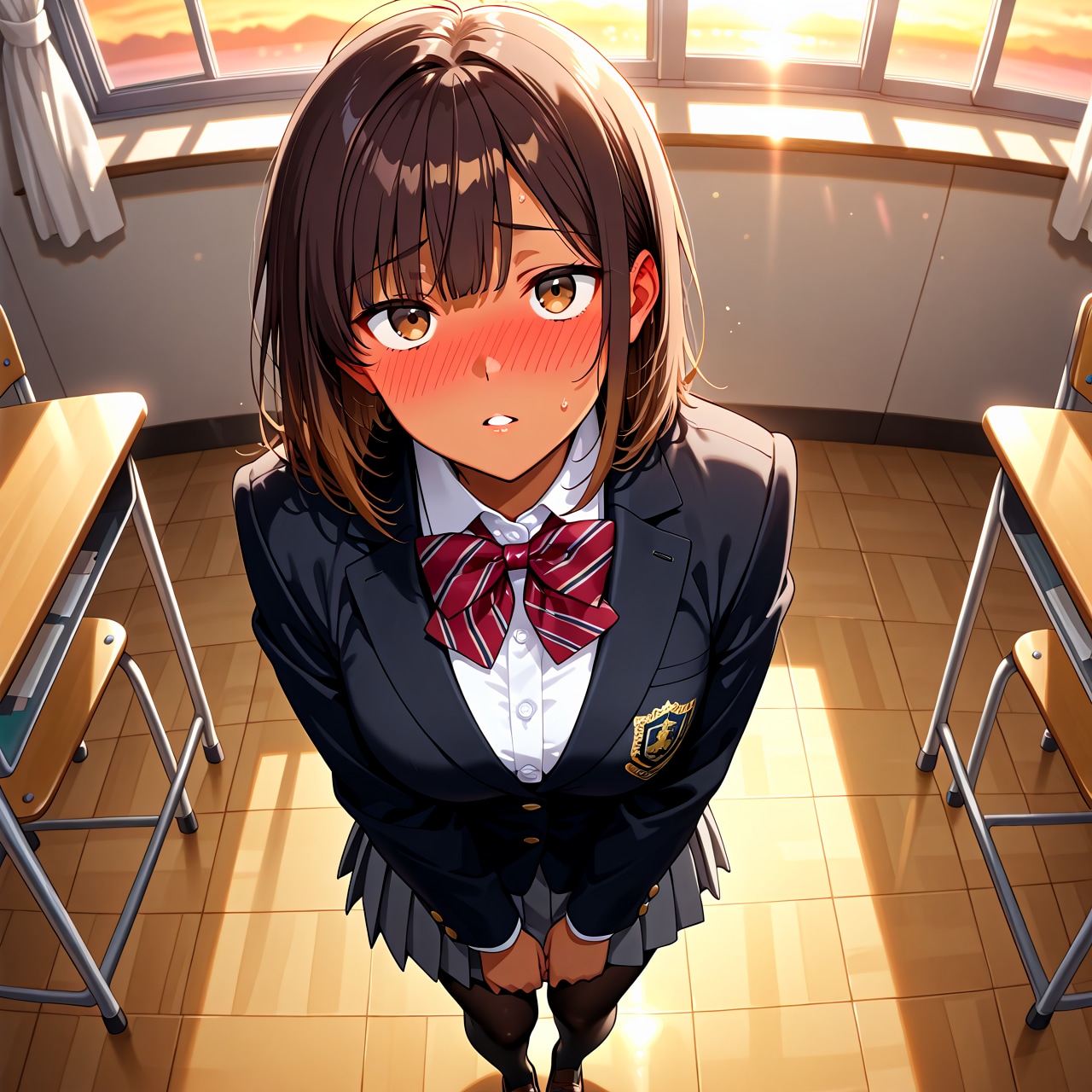 夕陽×デレ×JK | の人気AIイラスト・グラビア