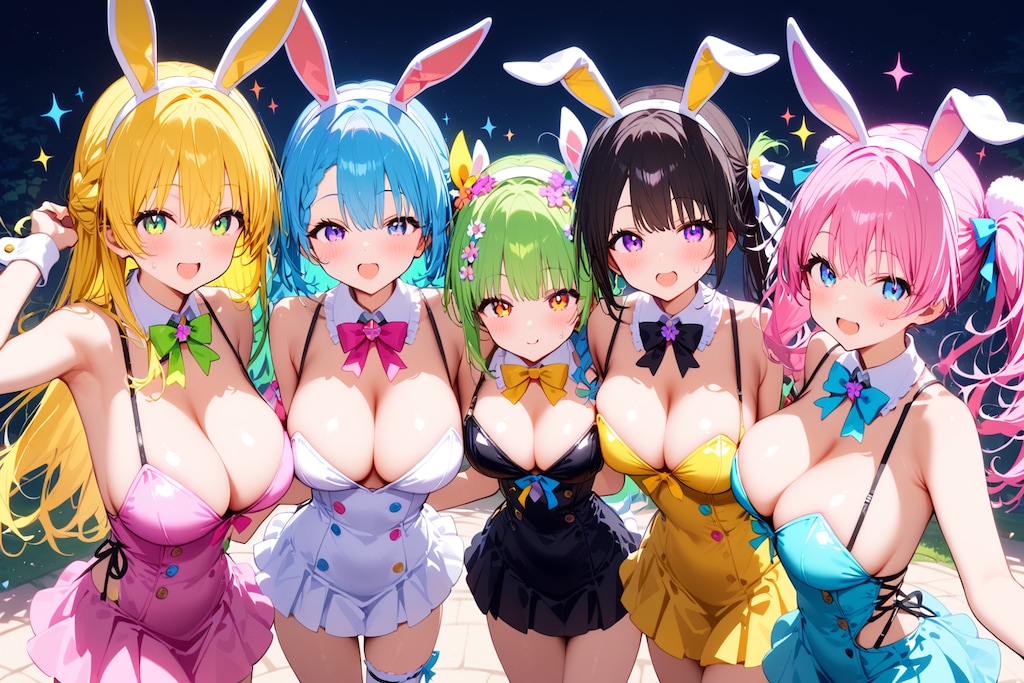 カラフルバニー！