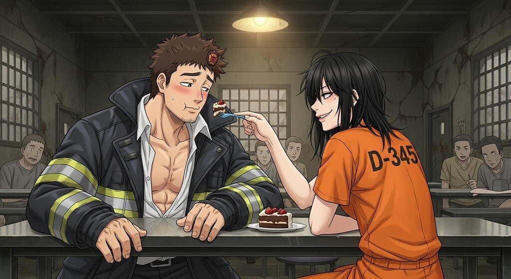 消防士と囚人が意気投合