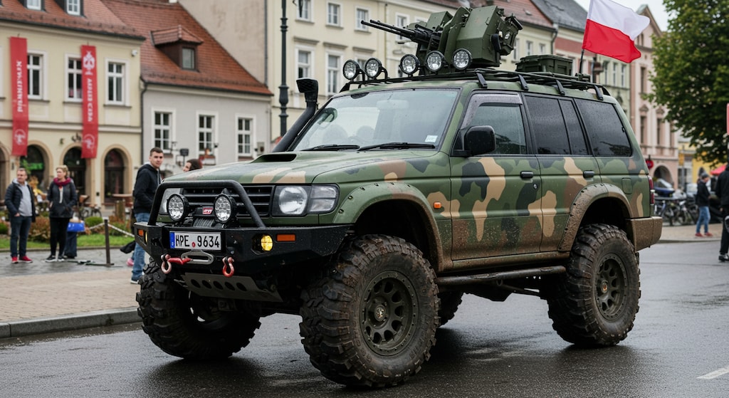 三菱パジェロ軍用車