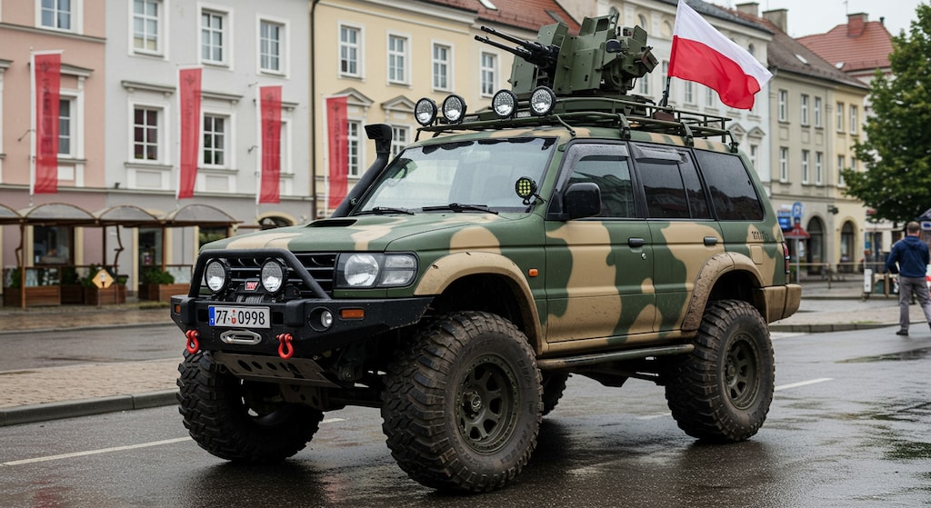 三菱パジェロ軍用車