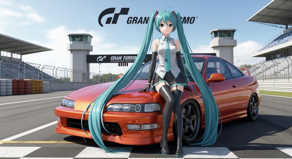 初音ミクとインテグラ