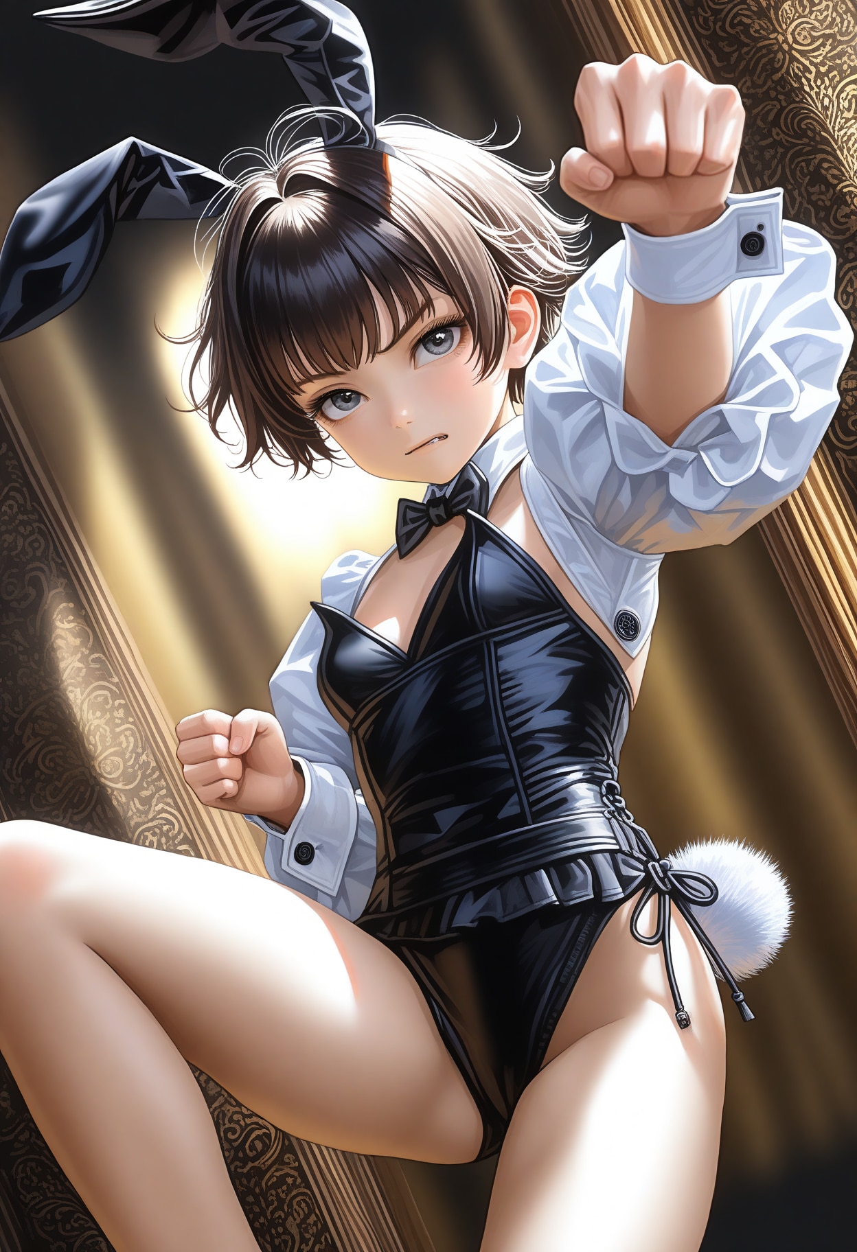 健全バニーの健全パンチ！ | の人気AIイラスト・グラビア