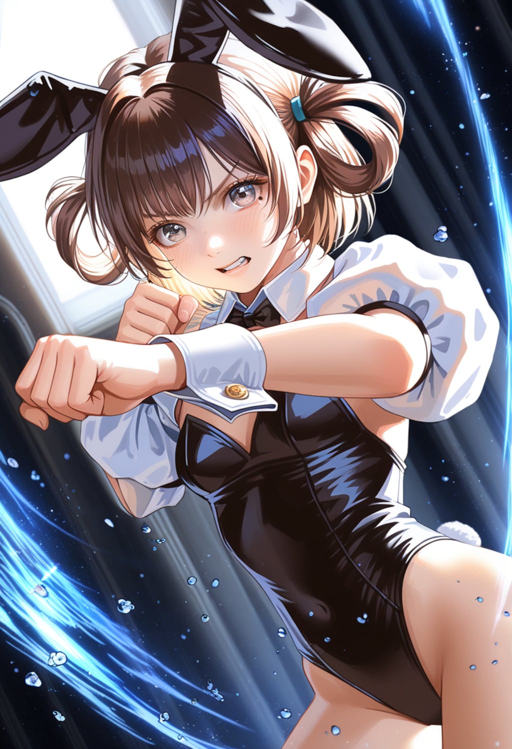 健全バニーの健全パンチ！