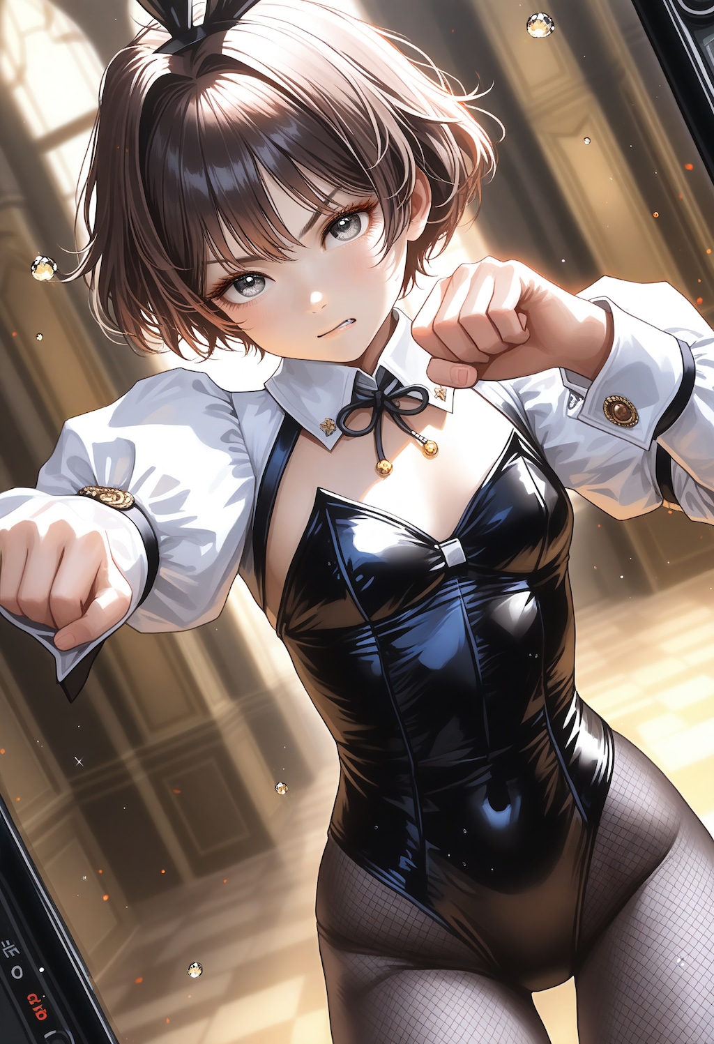 健全バニーの健全パンチ！