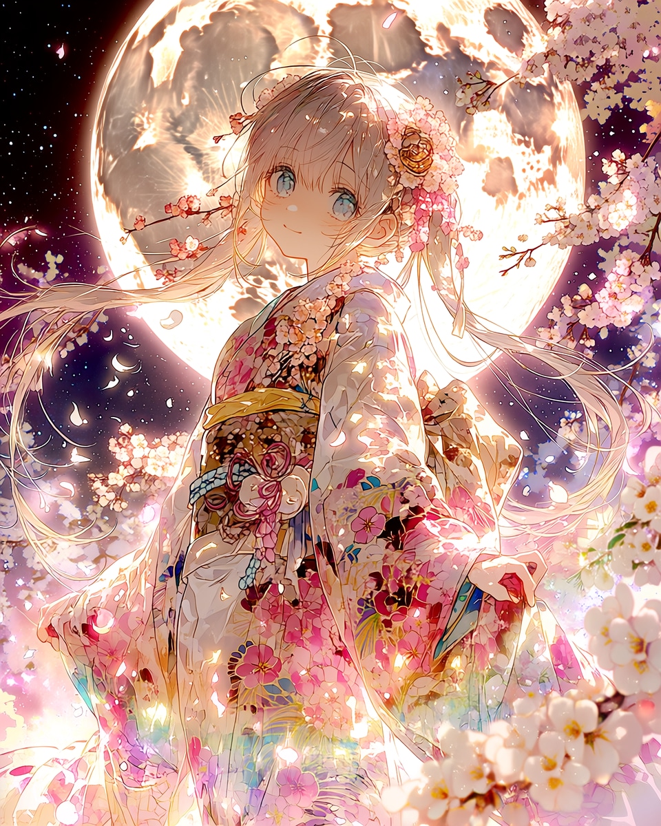 キラキラ振袖✨ | の人気AIイラスト・グラビア