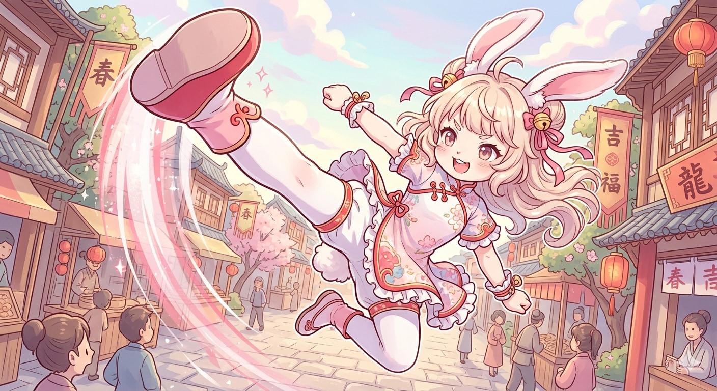 ケモミミカンフー65 | の人気AIイラスト・グラビア