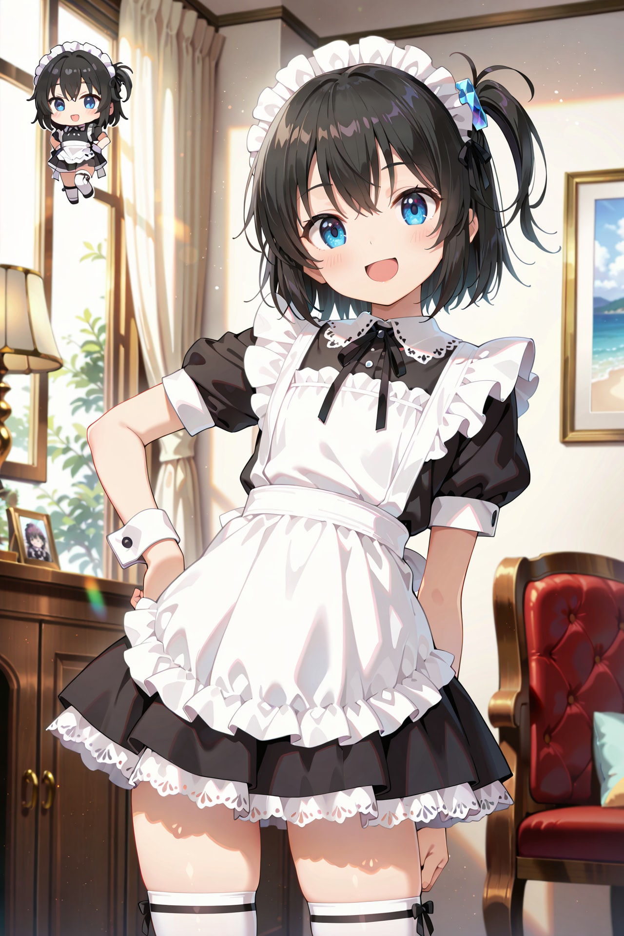 ロリメイドちゃん Z414 | の人気AIイラスト・グラビア