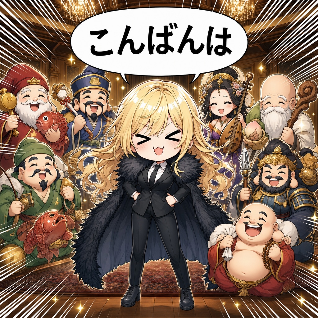 七福神とエリザベス