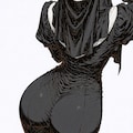 お尻と修道服 2枚目