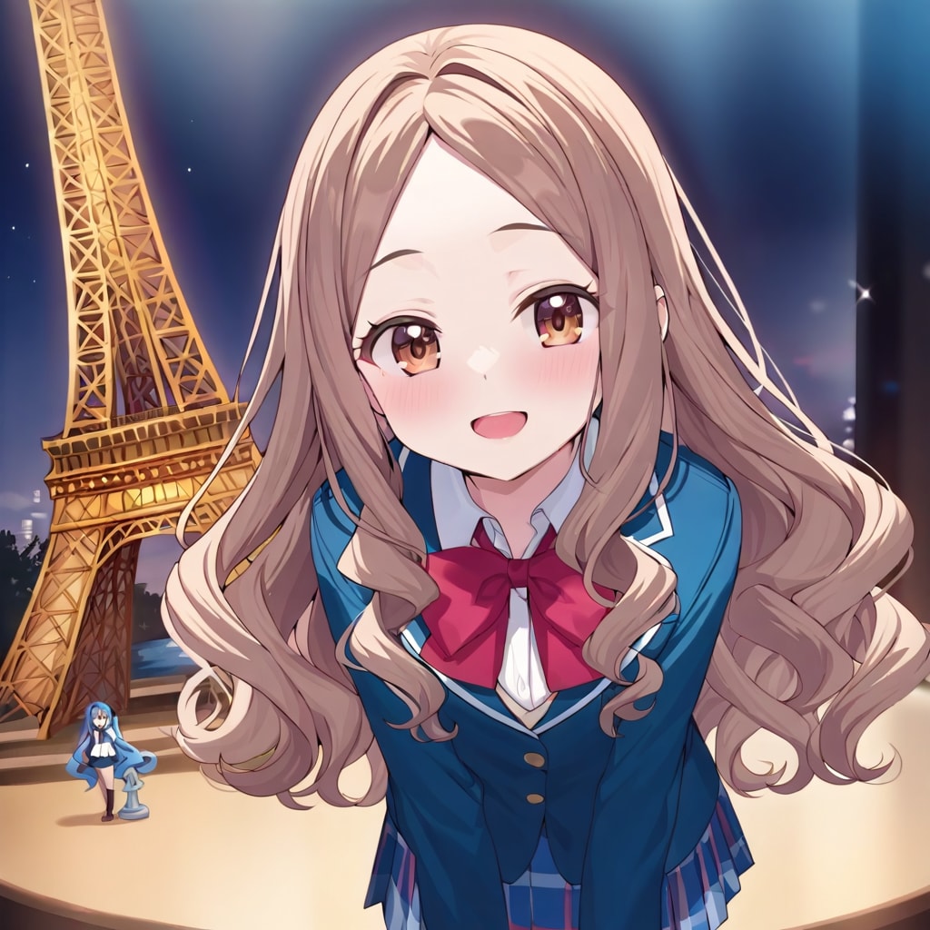 エッフェル塔模型 | の人気AIイラスト・グラビア
