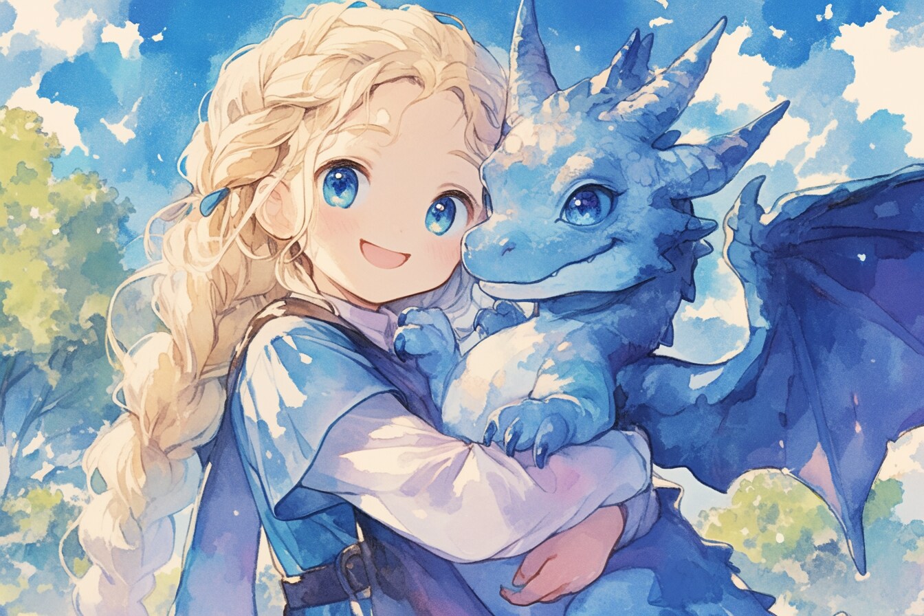 ドラゴンと少女（竜騎士）26 | の人気AIイラスト・グラビア