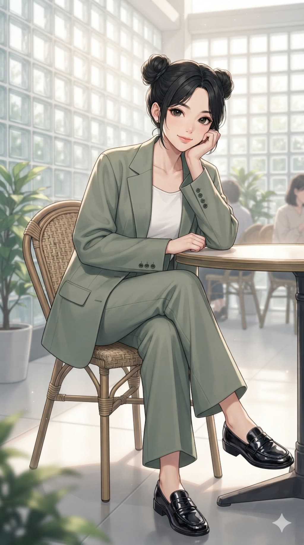 スーツ女子