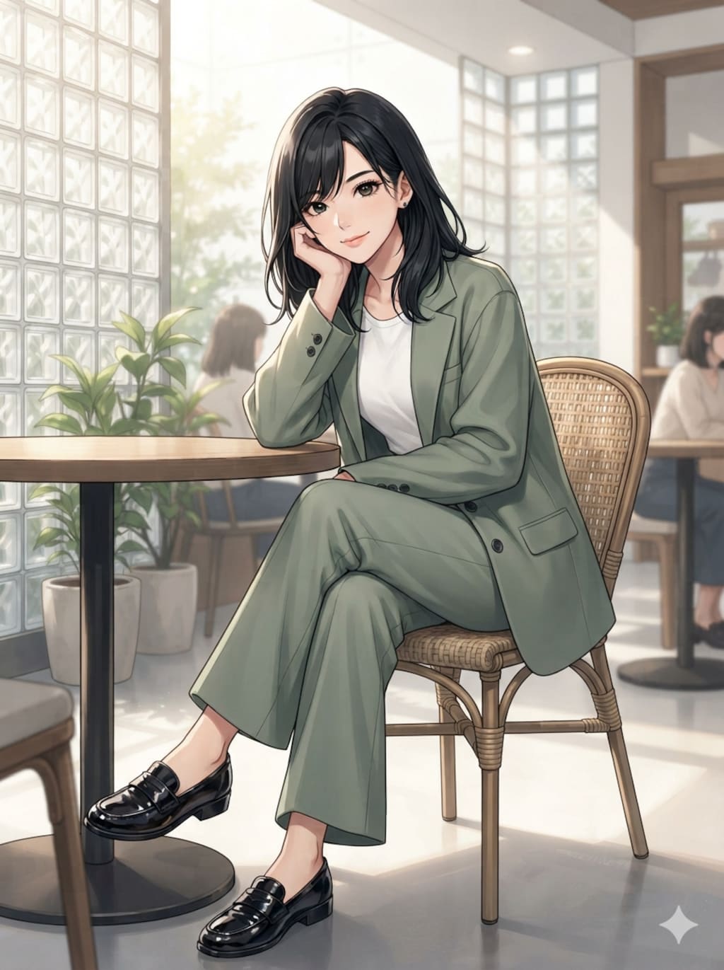 スーツ女子