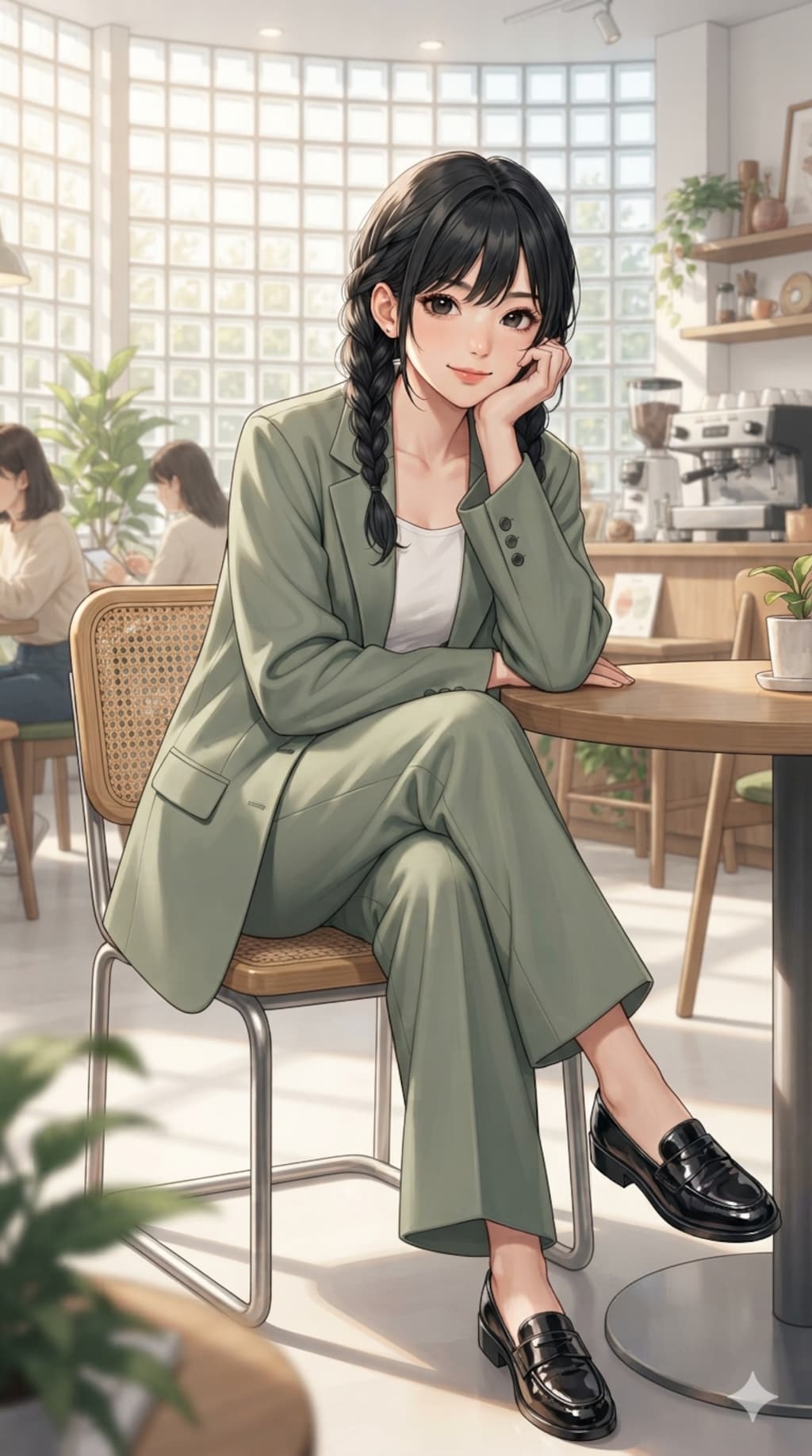 スーツ女子