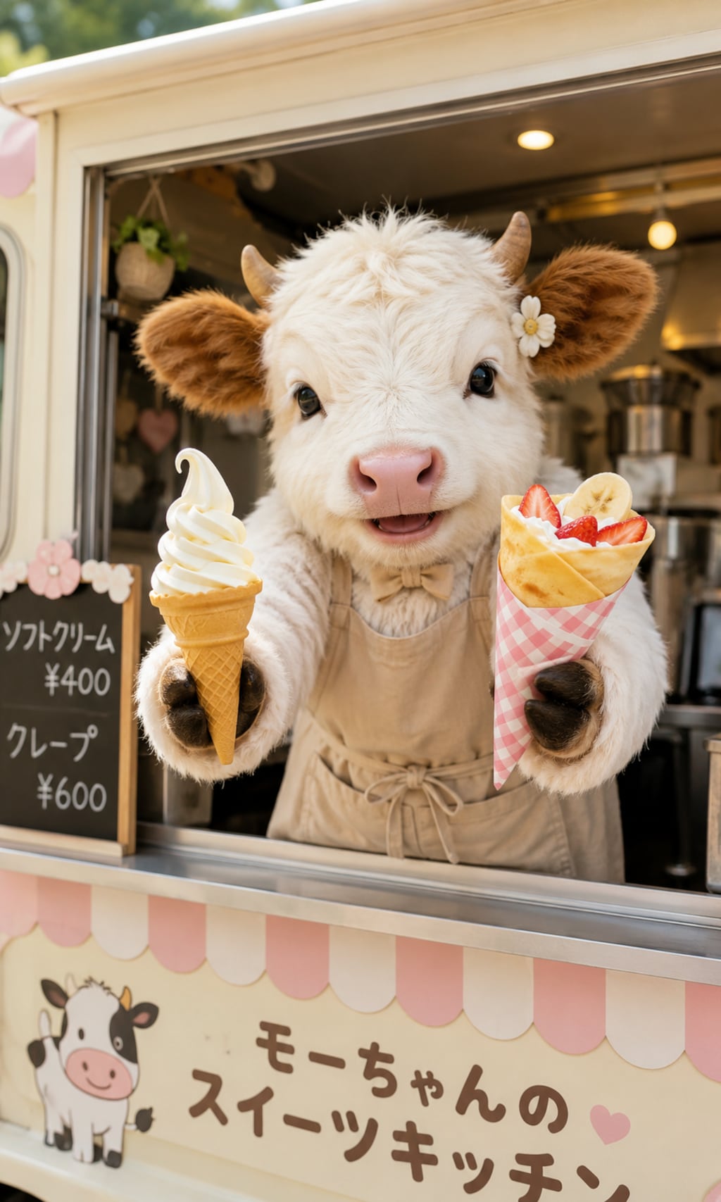 【動物】牛さんキッチンカー