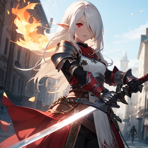 炎の剣士 | の人気AIイラスト・グラビア