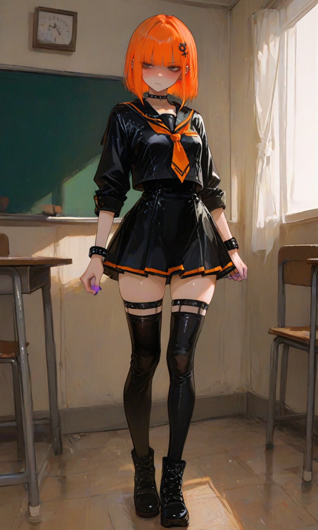 セーラー服と絶対領域