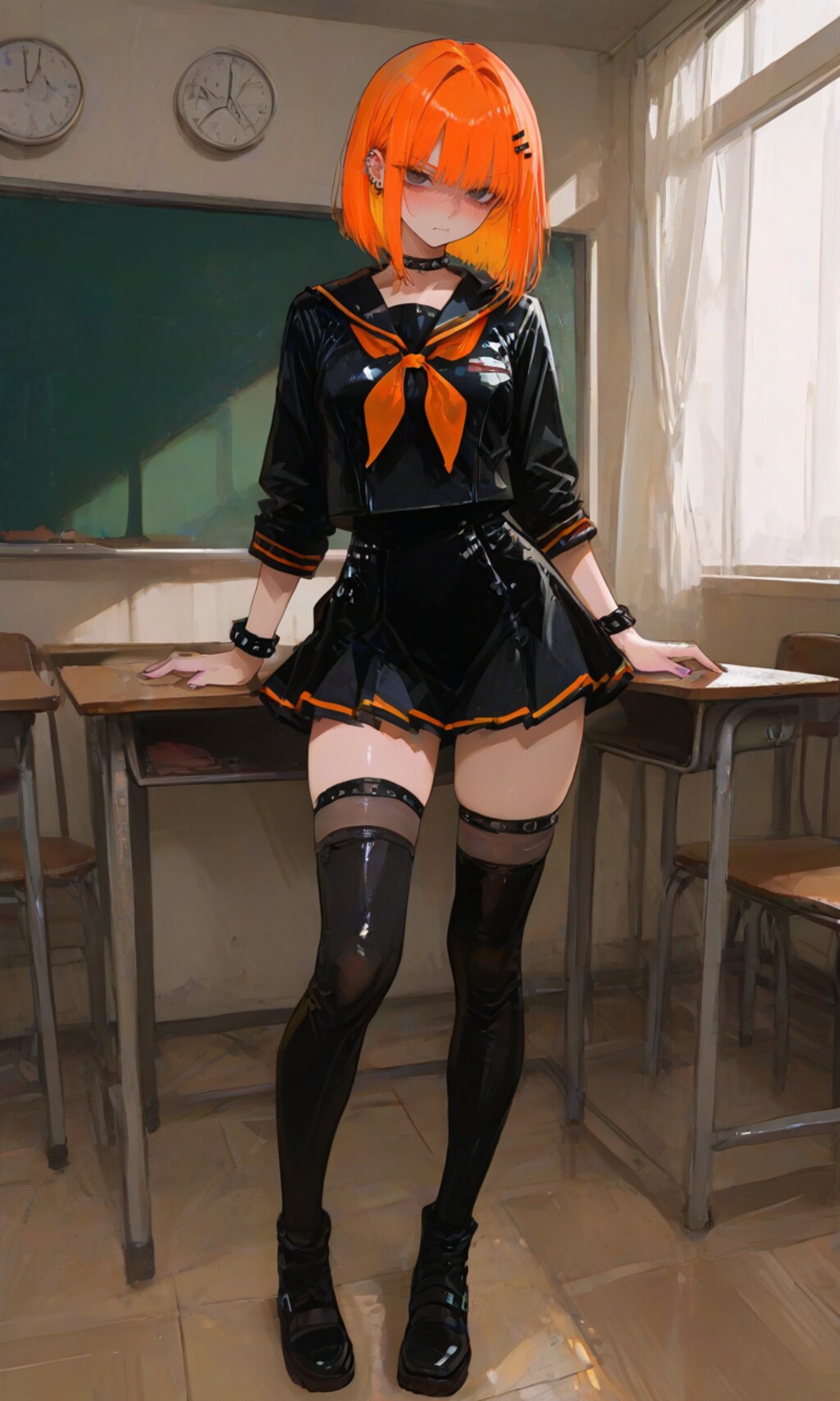 セーラー服と絶対領域