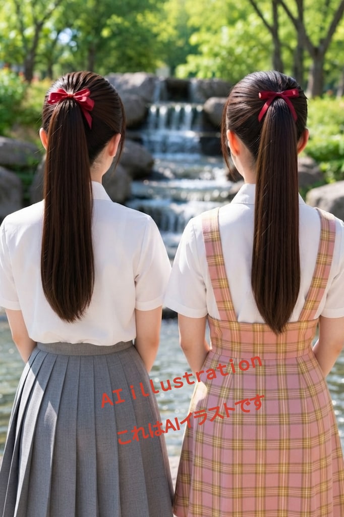 初恋のポニーテール美少女とポニティアガールズの緒方真希子 | の人気AIイラスト・グラビア
