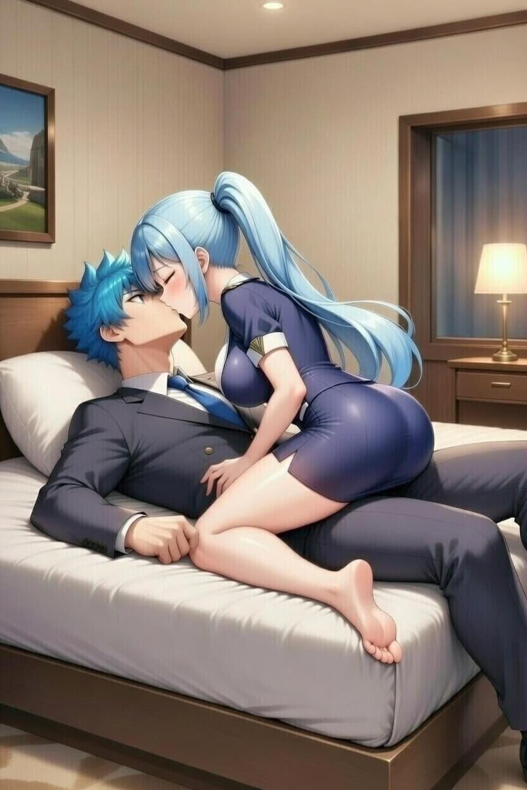 ｢おい、何を…｣｢社長…もうガマン出来ないんです♥️｣