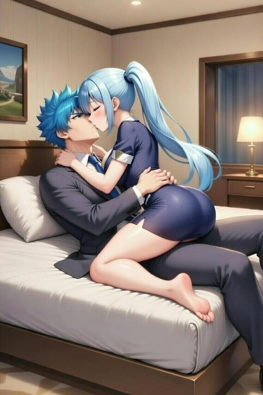 ｢おい、何を…｣｢社長…もうガマン出来ないんです♥️｣