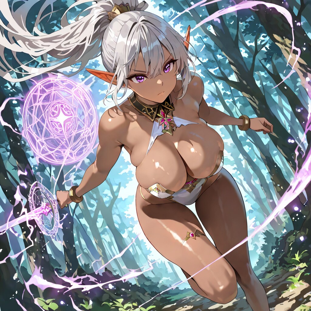 20 闘うダークエルフお姉さんのNG