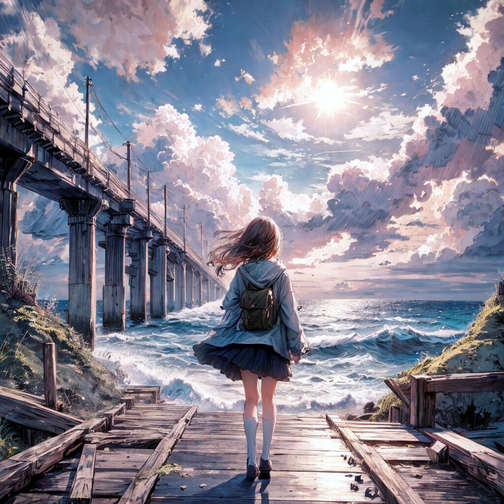 太陽と少女②