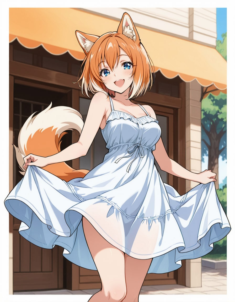 今日のわん娘 #29 「お出かけわん娘」 | の人気AIイラスト・グラビア