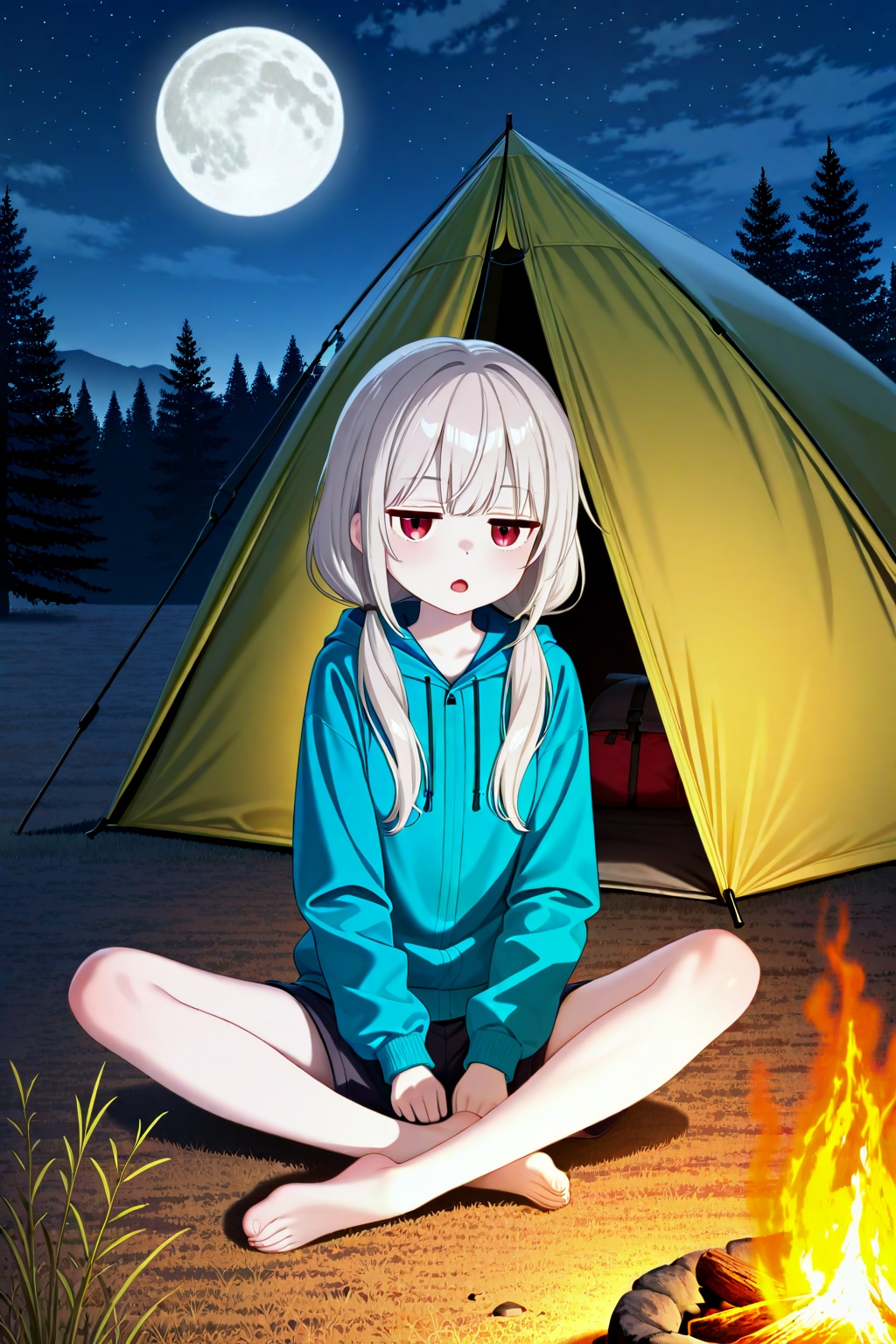 キャンピングアイちゃん | の人気AIイラスト・グラビア