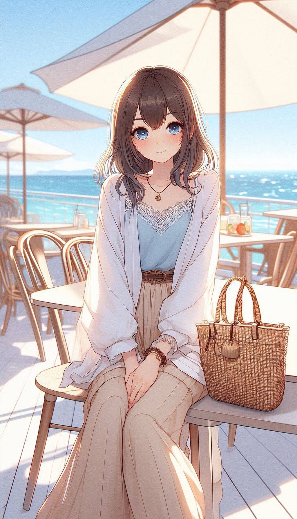 夏のコーディネイト(DALL-E)