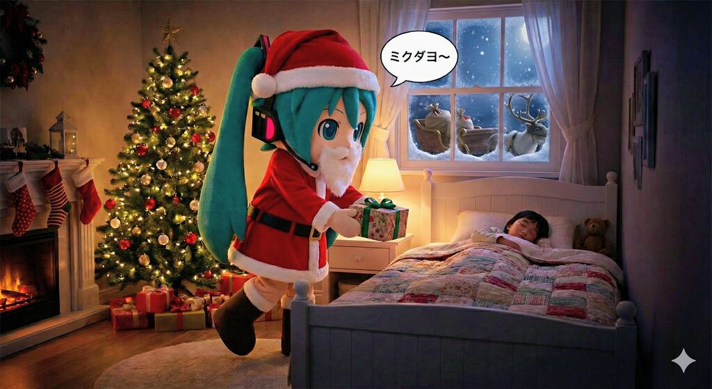 ミクダヨさんはサンタクロース🎄