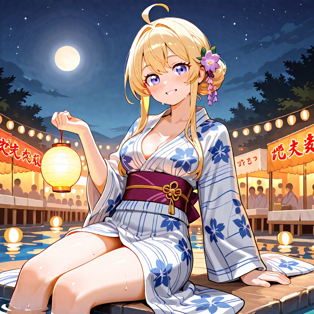 お城のお姫様。夏祭りを楽しんでいたのですが・・・