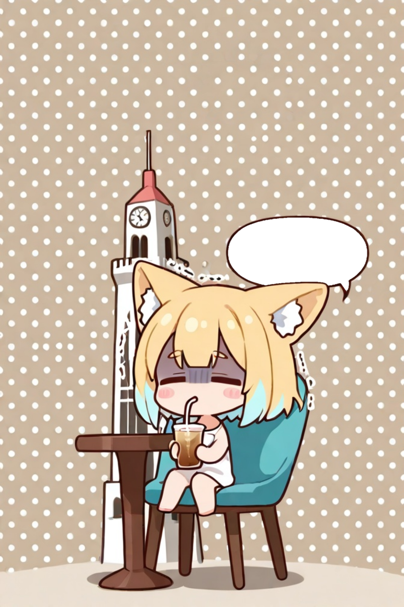 くらげと塔と金髪ちゃん | の人気AIイラスト・グラビア