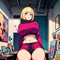 オタク女の部屋 2枚目
