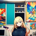 オタク女の部屋 4枚目