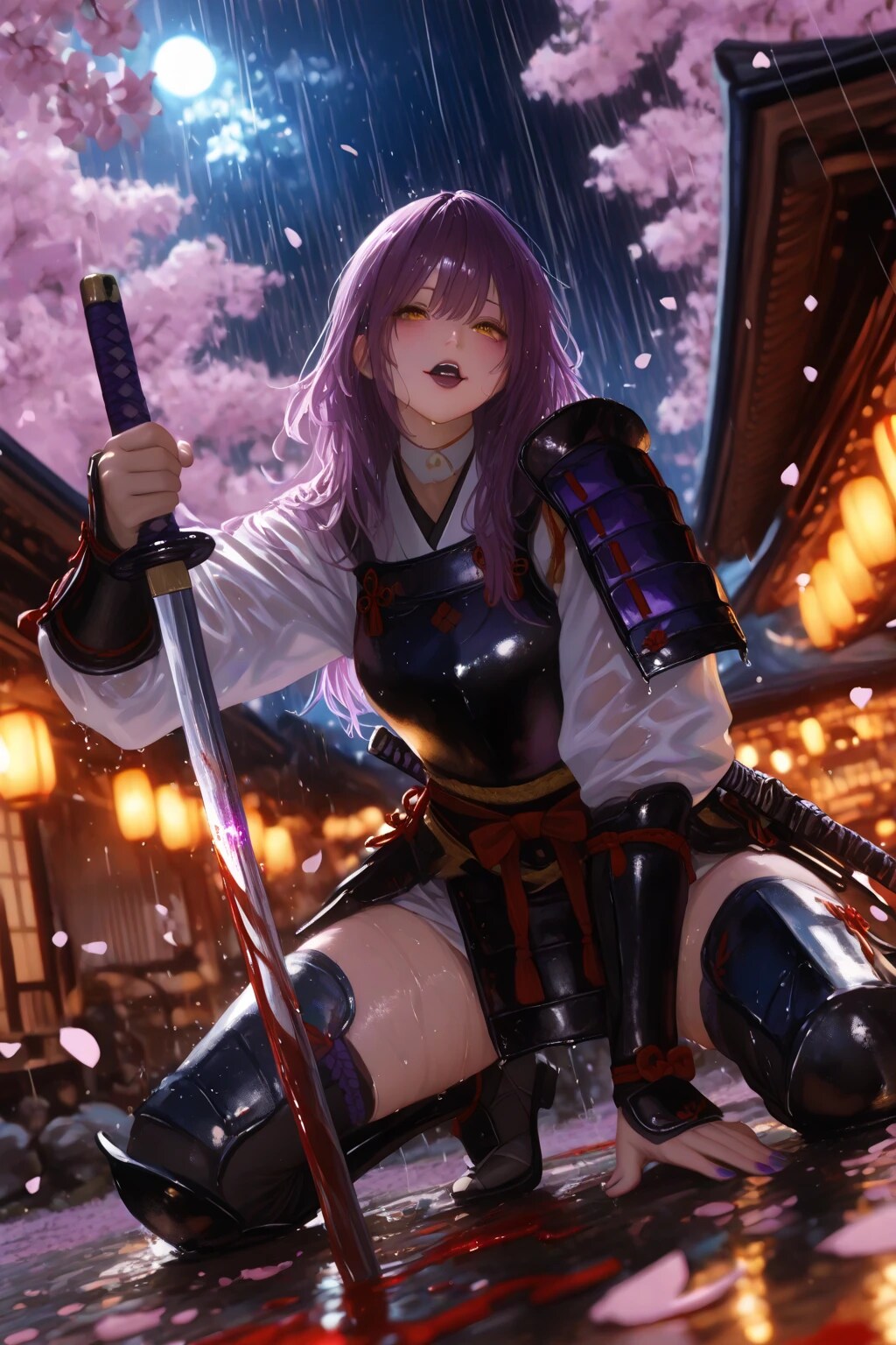 殺しに酔って恍惚とするシジマ