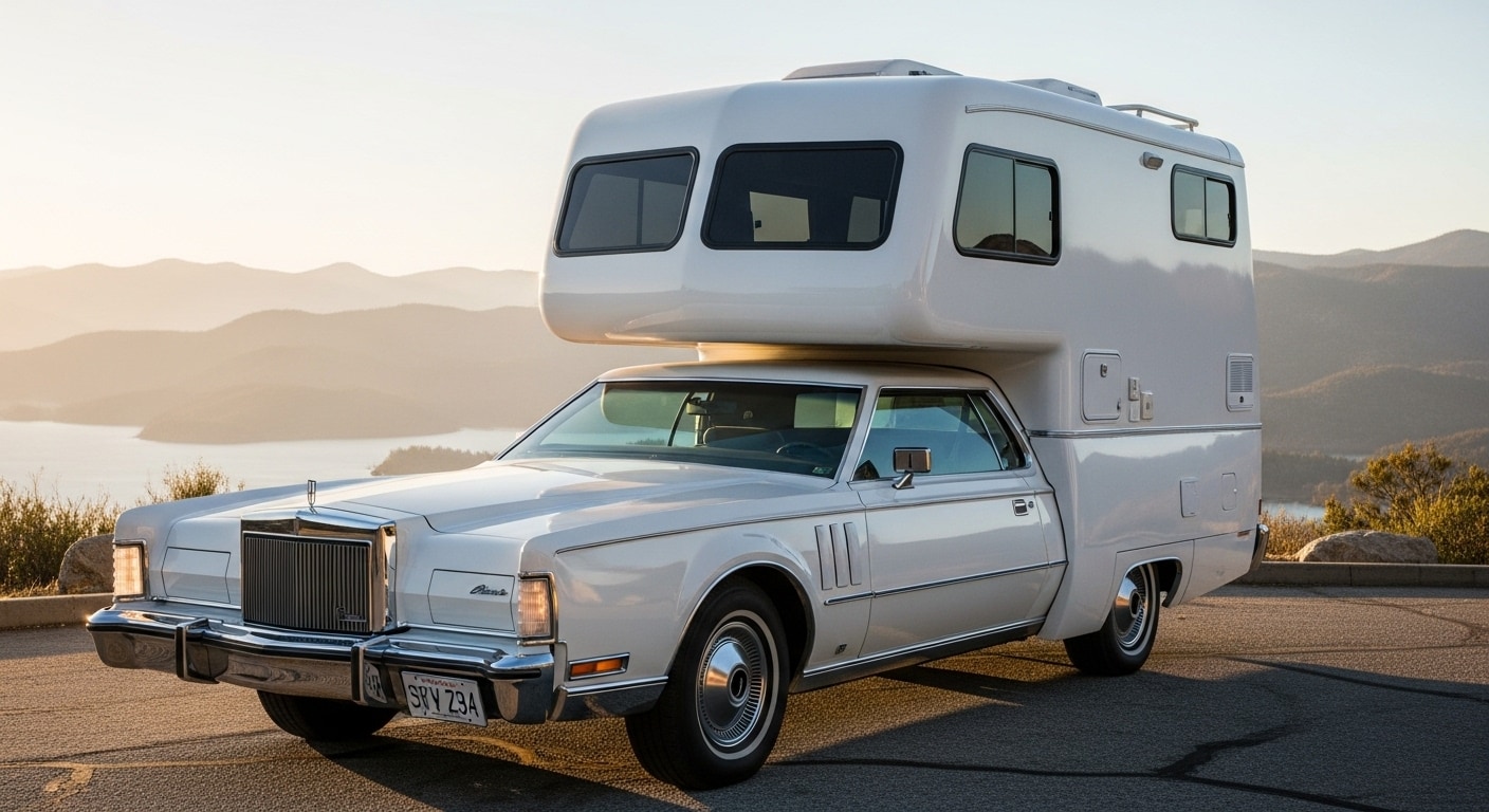 リンカーンコンチネンタルキャンピングカー | の人気AIイラスト・グラビア