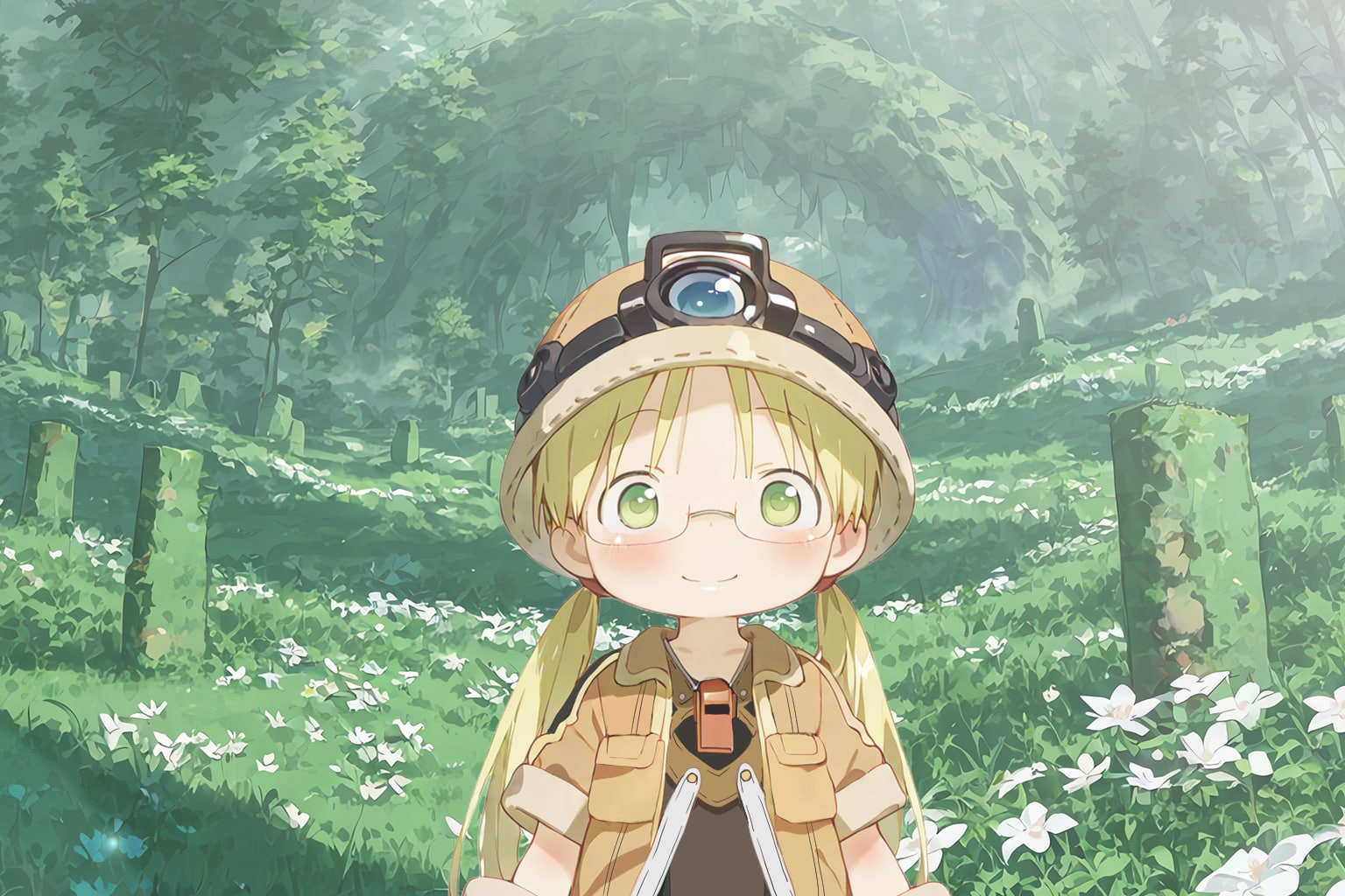 メイドインアビス　【リコ】　深界二層探索中☆ 自然風景のメイドインアビスキャラ（リコ）はいいね～！